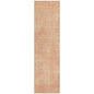 Orlena Peach Washable Indoor-Outdoor Rug-Outdoor Rugs-LOOMLAN Rugs-2'3" x 7'6"-LOOMLAN