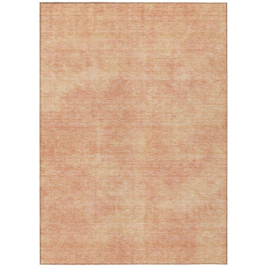 Orlena Peach Washable Indoor-Outdoor Rug-Outdoor Rugs-LOOMLAN Rugs-2'6" x 3'10"-LOOMLAN