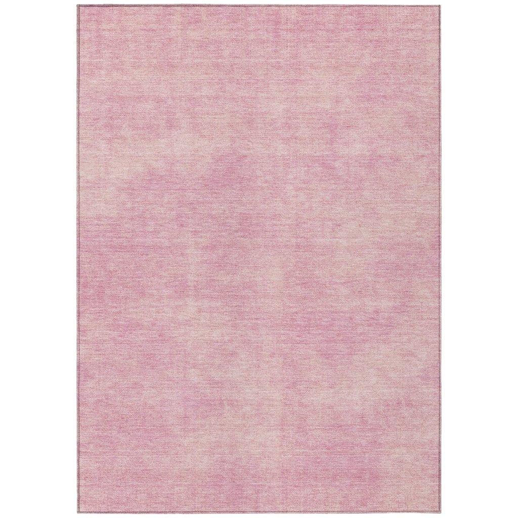 Orlena Pink Washable Indoor-Outdoor Rug-Outdoor Rugs-LOOMLAN Rugs-2'6" x 3'10"-LOOMLAN