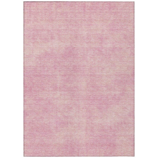 Orlena Pink Washable Indoor-Outdoor Rug-Outdoor Rugs-LOOMLAN Rugs-2'6" x 3'10"-LOOMLAN