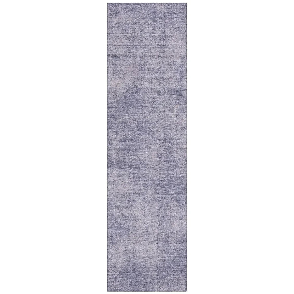 Orlena Purple Washable Indoor-Outdoor Rug-Outdoor Rugs-LOOMLAN Rugs-2'3" x 7'6"-LOOMLAN