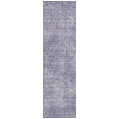 Orlena Purple Washable Indoor-Outdoor Rug-Outdoor Rugs-LOOMLAN Rugs-2'3" x 7'6"-LOOMLAN