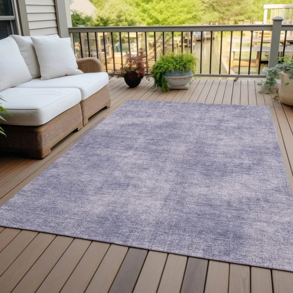 Orlena Purple Washable Indoor-Outdoor Rug-Outdoor Rugs-LOOMLAN Rugs-LOOMLAN