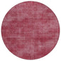 Orlena Red Washable Indoor-Outdoor Rug-Outdoor Rugs-LOOMLAN Rugs-8' x 8'-LOOMLAN