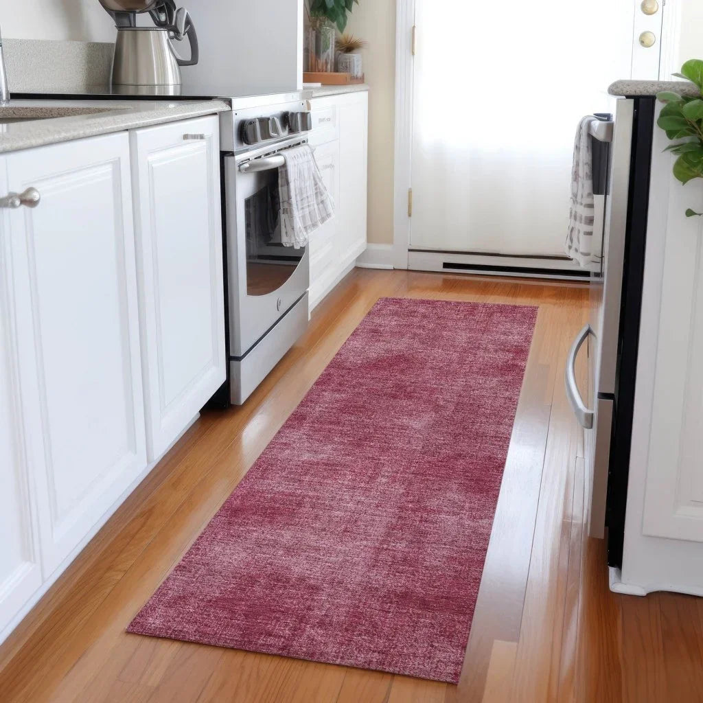 Orlena Red Washable Indoor-Outdoor Rug-Outdoor Rugs-LOOMLAN Rugs-LOOMLAN