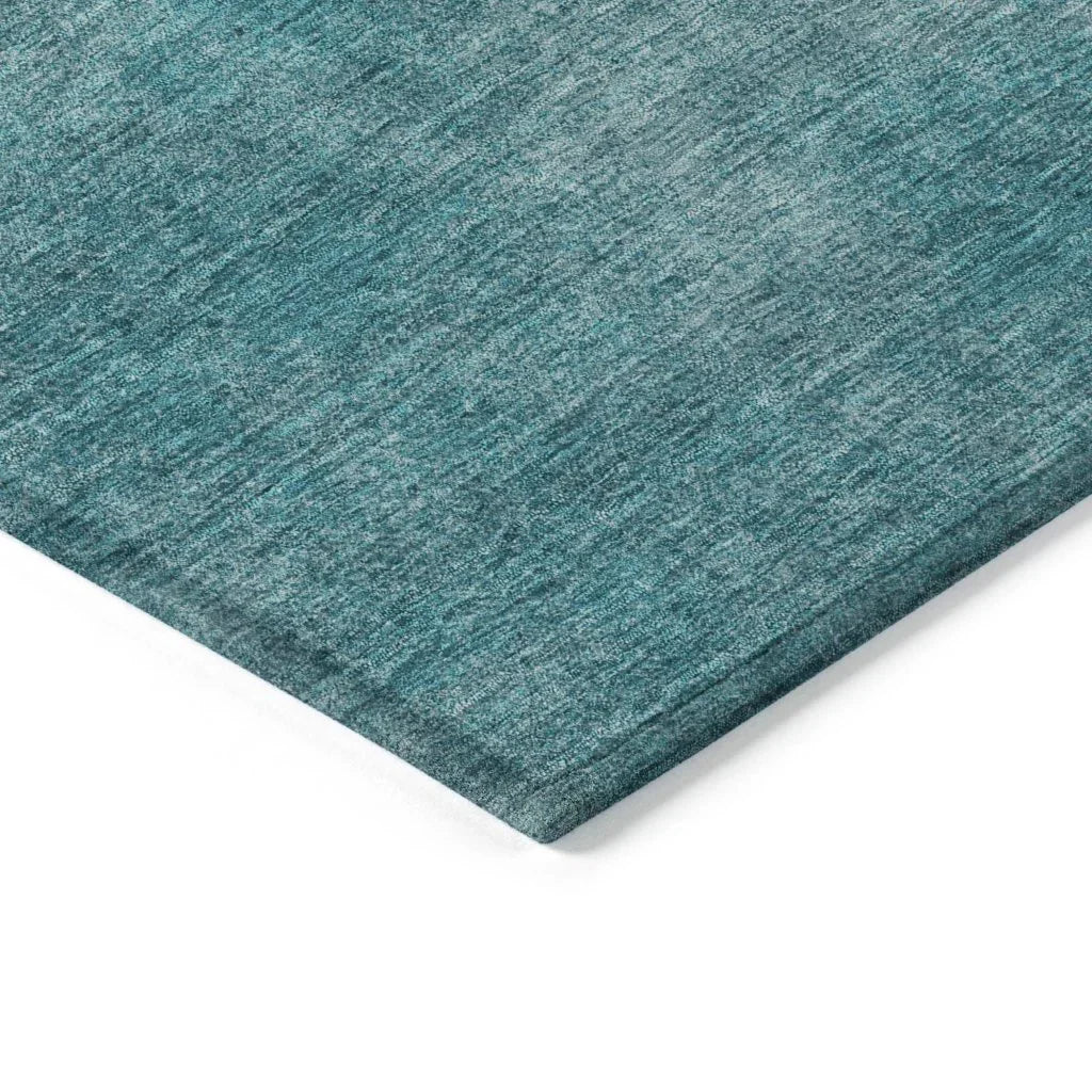 Orlena Teal Washable Indoor-Outdoor Rug-Outdoor Rugs-LOOMLAN Rugs-LOOMLAN