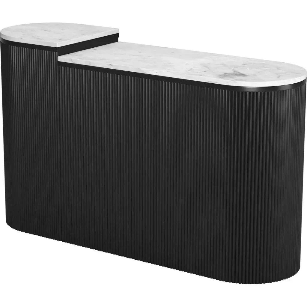 Ormara Console Table Set (2 - Piece) White & Black - LOOMLAN - Zuo Modern - Console Tables