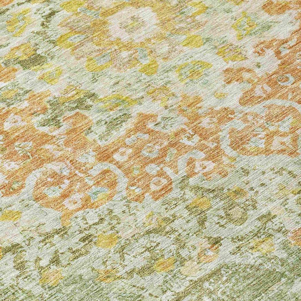 Ornella Green Washable Indoor - Outdoor Rug - LOOMLAN - LOOMLAN Rugs - Outdoor Rugs