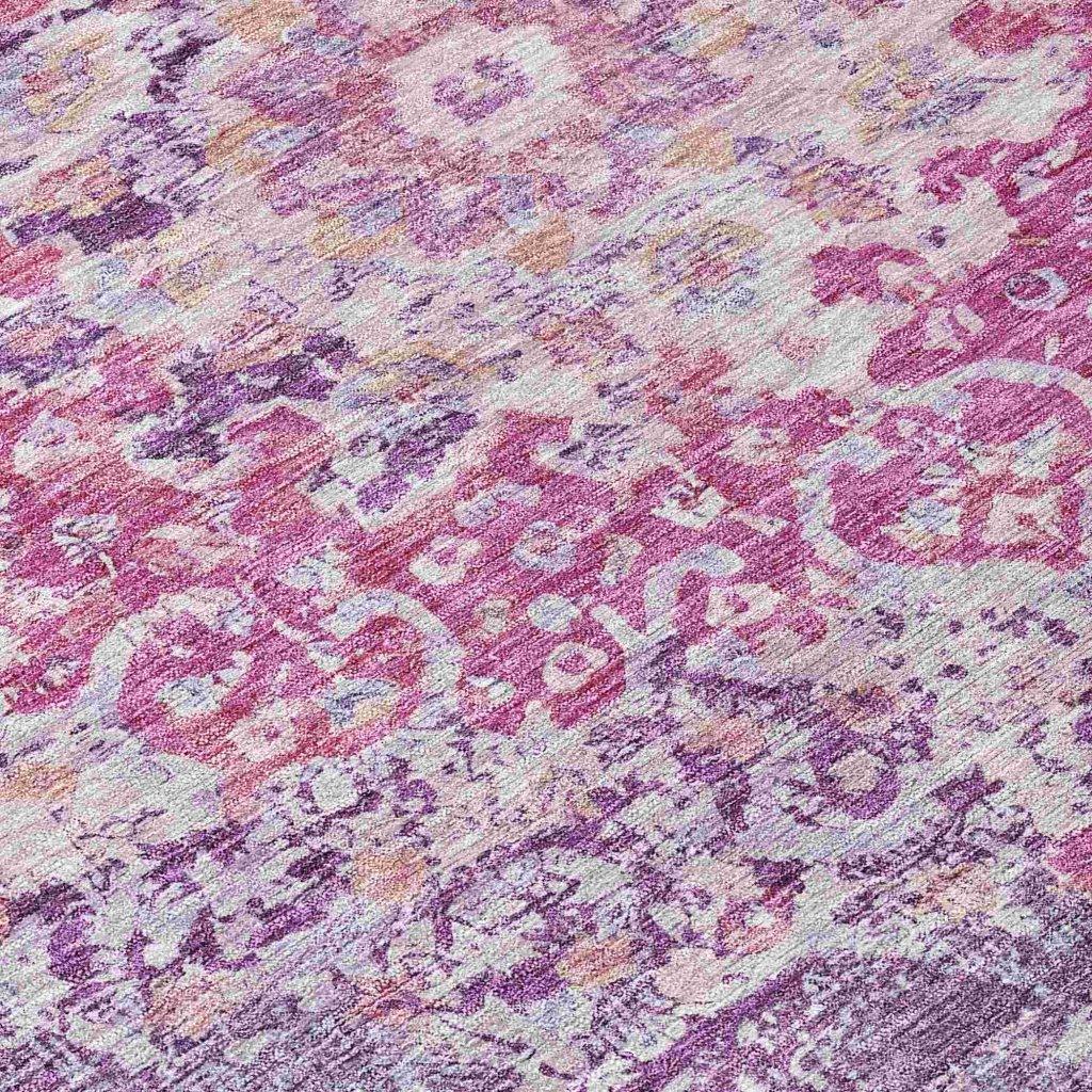 Ornella Purple Washable Indoor - Outdoor Rug - LOOMLAN - LOOMLAN Rugs - Outdoor Rugs