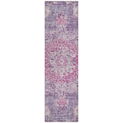 Ornella Purple Washable Indoor - Outdoor Rug - LOOMLAN - LOOMLAN Rugs - Outdoor Rugs