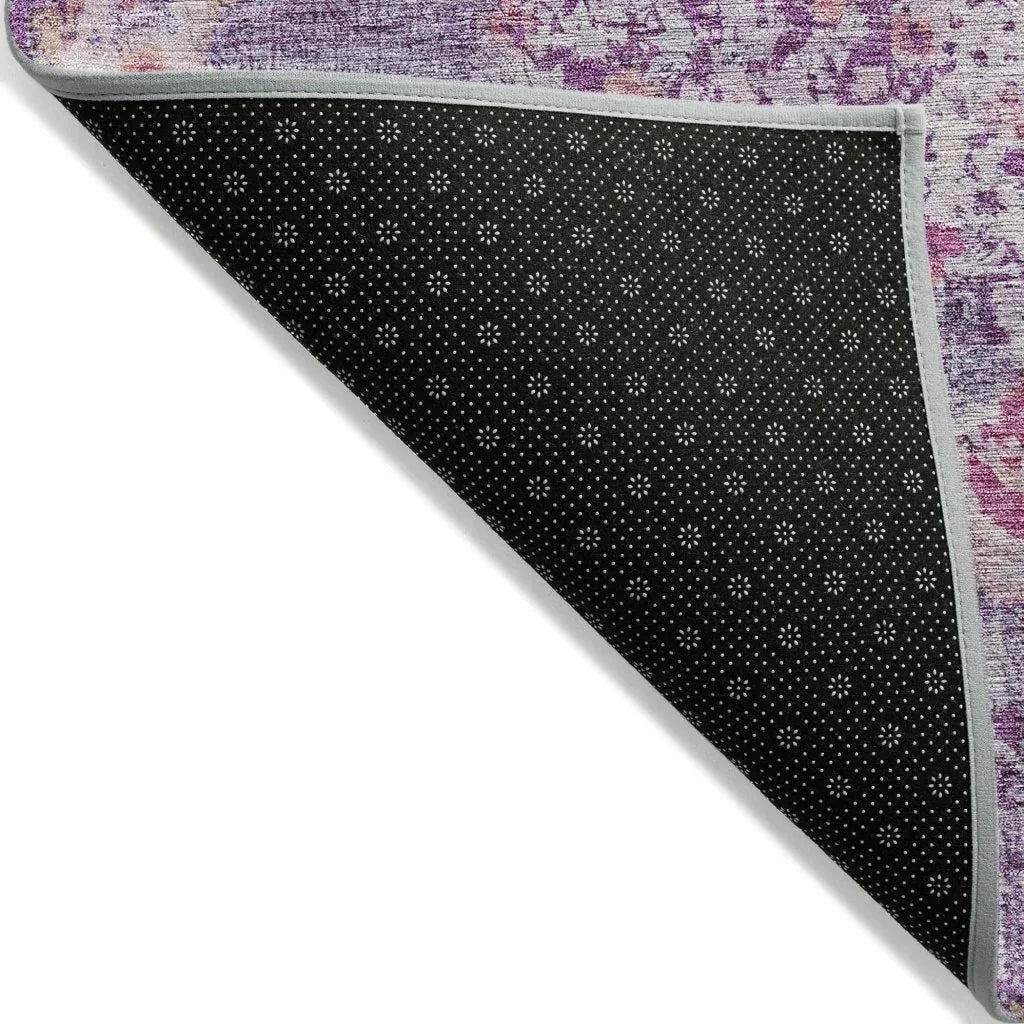 Ornella Purple Washable Indoor - Outdoor Rug - LOOMLAN - LOOMLAN Rugs - Outdoor Rugs