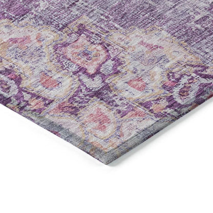 Ornella Purple Washable Indoor - Outdoor Rug - LOOMLAN - LOOMLAN Rugs - Outdoor Rugs