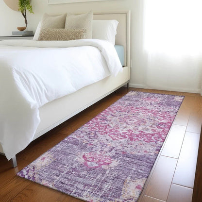 Ornella Purple Washable Indoor - Outdoor Rug - LOOMLAN - LOOMLAN Rugs - Outdoor Rugs
