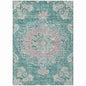 Ornella Teal Washable Indoor - Outdoor Rug - LOOMLAN - LOOMLAN Rugs - Outdoor Rugs