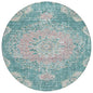 Ornella Teal Washable Indoor - Outdoor Rug - LOOMLAN - LOOMLAN Rugs - Outdoor Rugs
