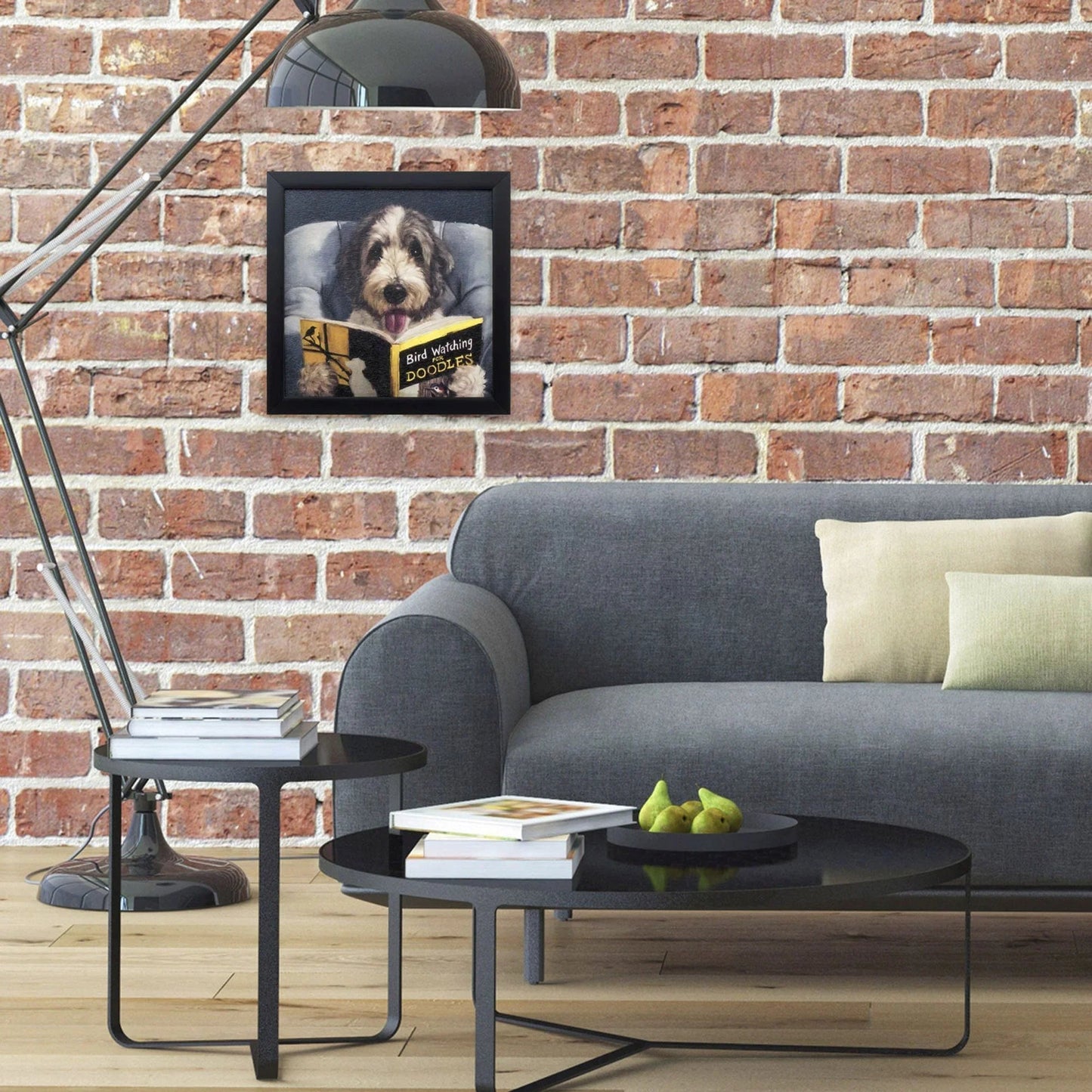 Ornithology for Doodles Neutral Framed Wall Art