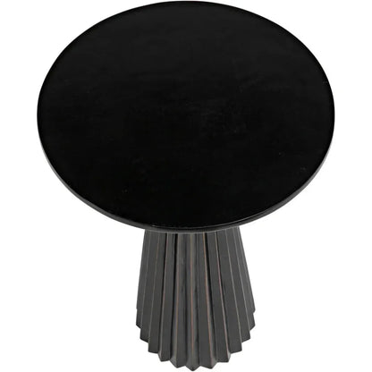 Orson Round Wooden Side Table