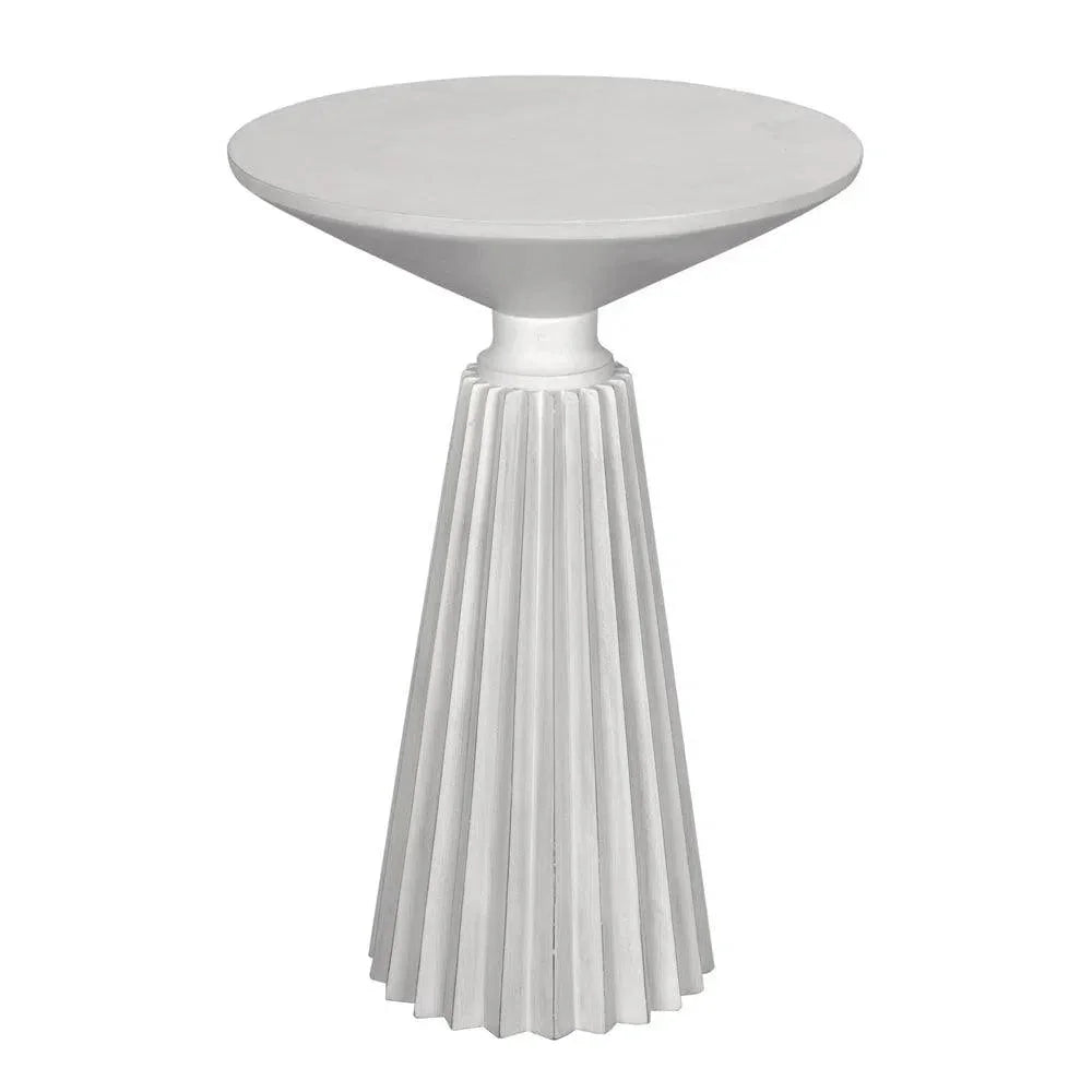 Orson Round Wooden Side Table