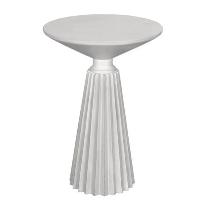 Orson Round Wooden Side Table