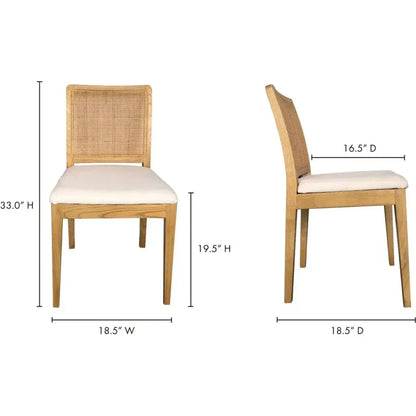 Orville Performance Fabric Modern Dining Chair 2PC - LOOMLAN - Moe's Home - Dining Chairs