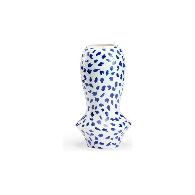 Osaka Matte White Glazed Ceramic Vase - LOOMLAN - Chelsea House - Vases & Jars
