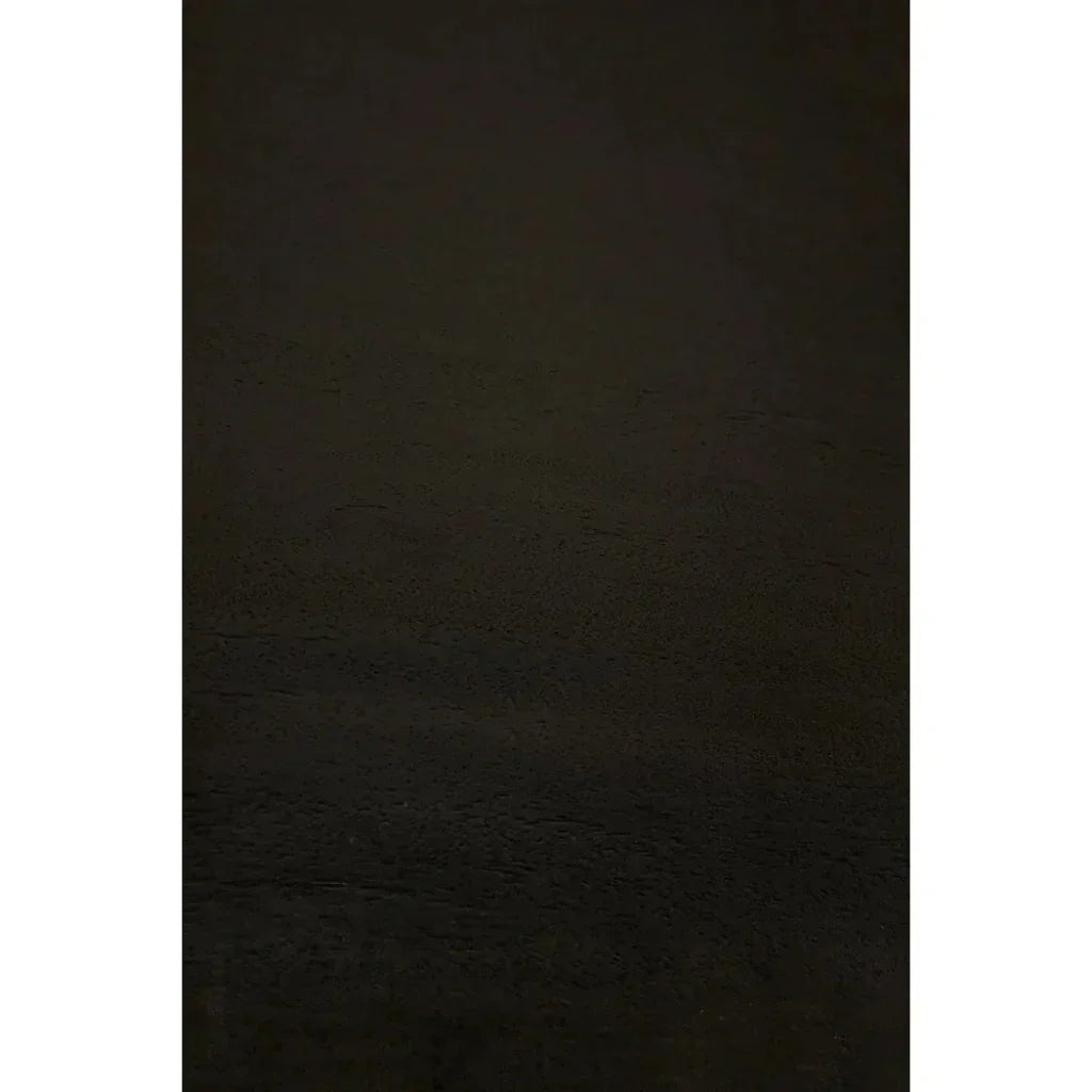 Osiris Wood Dining Table Light Brown Trim-Dining Tables-Noir-LOOMLAN