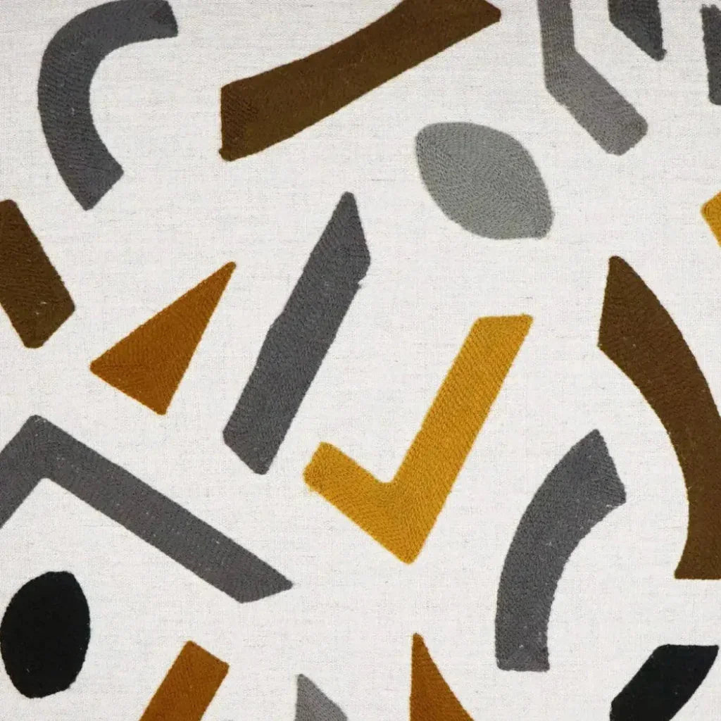 Oslo Abstract Tan Taupe Brown Large Throw Pillow Insert - LOOMLAN - D.V. Kap - Throw Pillows