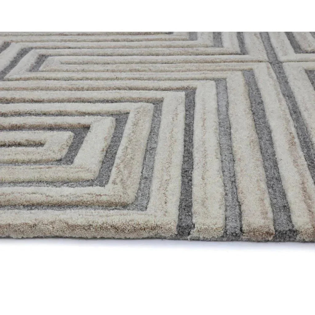 Oslow Hand - Tufted Wool Rug - LOOMLAN - SUNPAN - Area Rugs