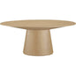 Otago Natural Wood Oval Dining Table-Dining Tables-Moe's Home-LOOMLAN