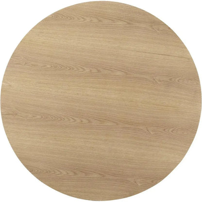 Otago Natural Wood Round Dining Table-Dining Tables-Moe's Home-LOOMLAN