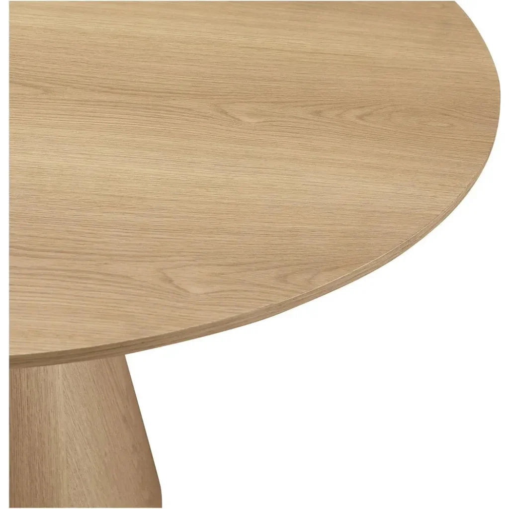 Otago Natural Wood Round Dining Table-Dining Tables-Moe's Home-LOOMLAN