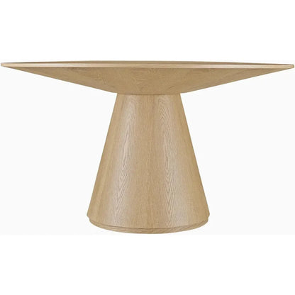 Otago Natural Wood Round Dining Table-Dining Tables-Moe's Home-LOOMLAN
