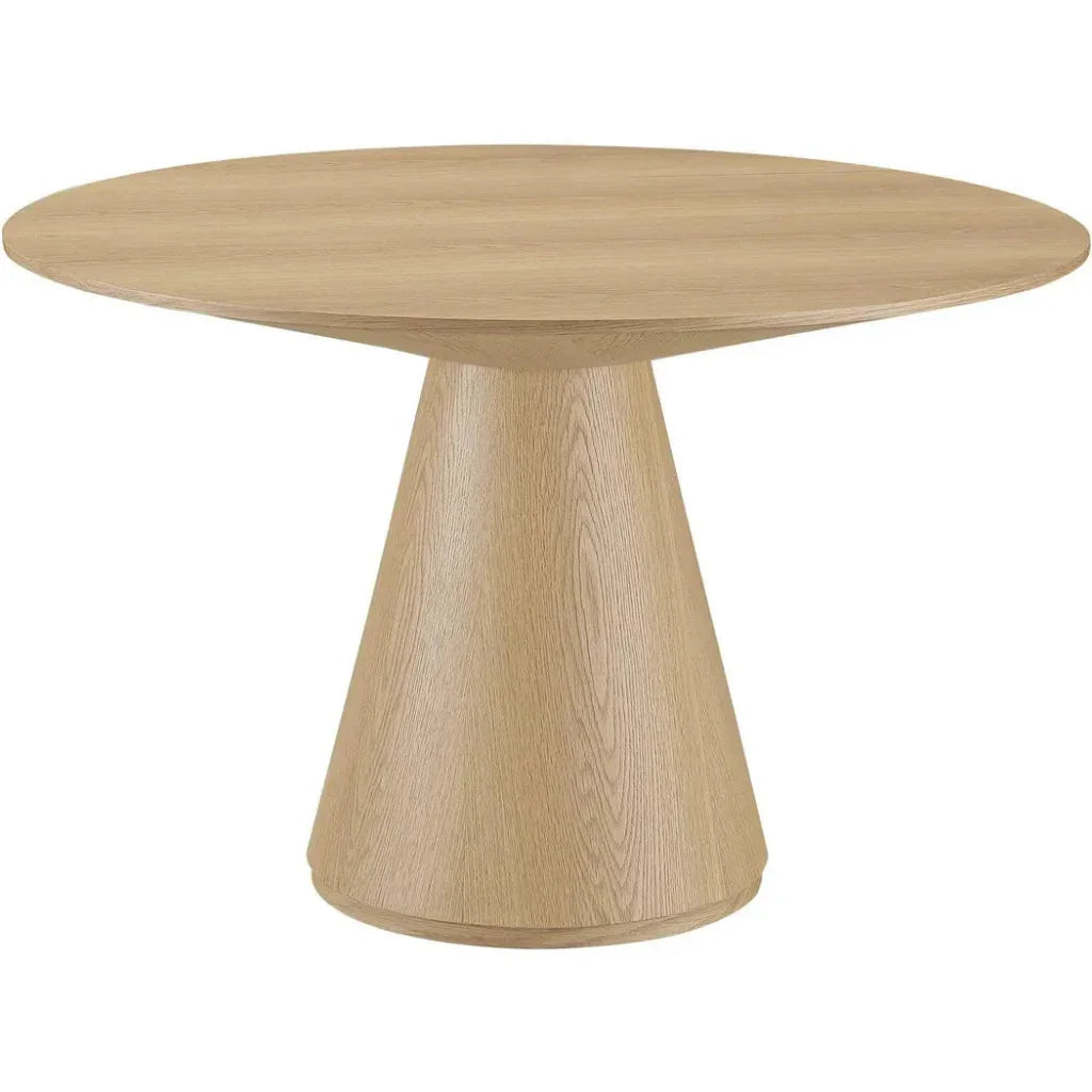 Otago Natural Wood Round Dining Table-Dining Tables-Moe's Home-Large-LOOMLAN