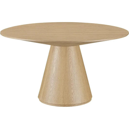 Otago Natural Wood Round Dining Table-Dining Tables-Moe's Home-Small-LOOMLAN