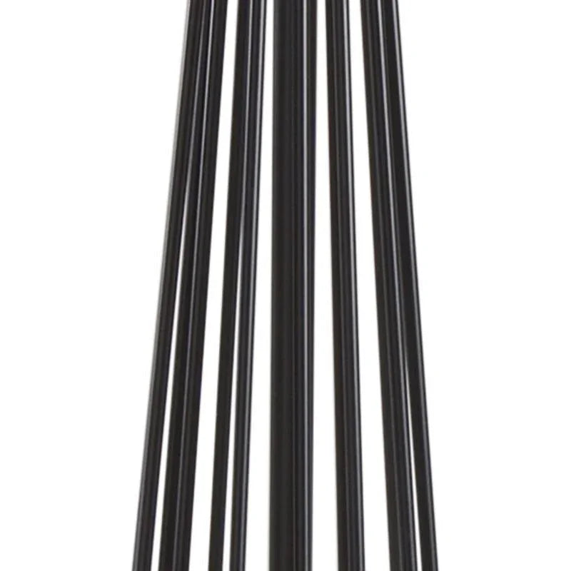 Otis Black Floor Lamp-Floor Lamps-Wildwood-LOOMLAN