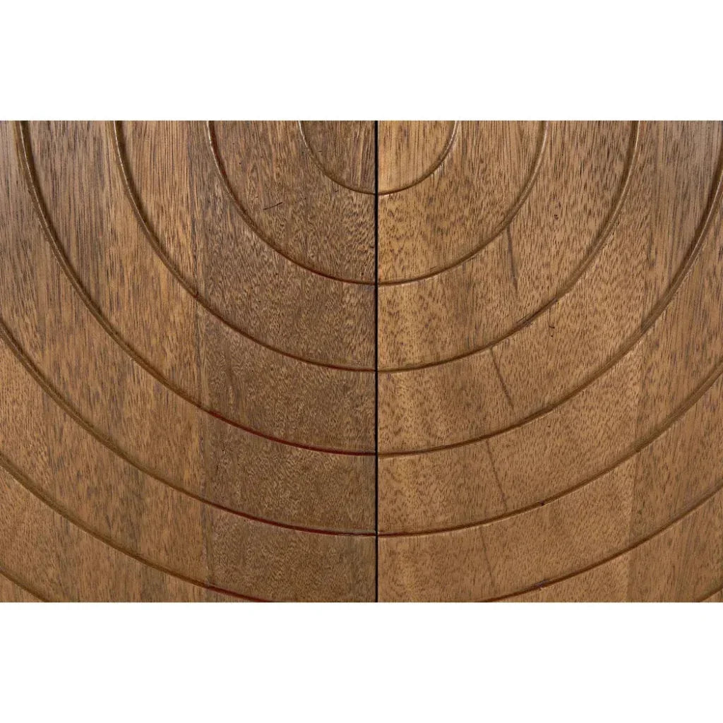 Otto Hutch Walnut Tall Bookcase Cabinet - LOOMLAN - Noir - Bookcases