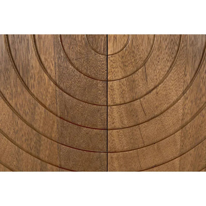 Otto Hutch Walnut Tall Bookcase Cabinet - LOOMLAN - Noir - Bookcases