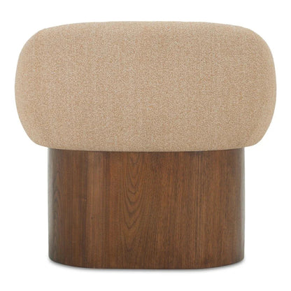 Otto Walnut Veneer Base Accent Chair - LOOMLAN - Moe's Home - Club Chairs