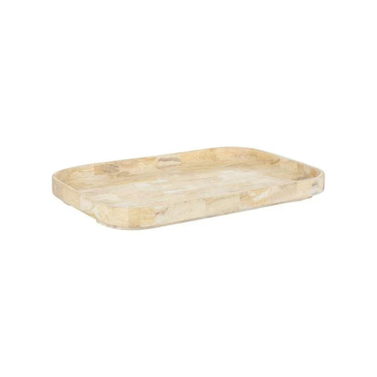 Ottoman Natural White Stone Tray - LOOMLAN - Wildwood - Trays