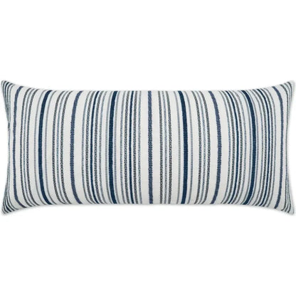 Outdoor Accola Lumbar Pillow - Indigo-Outdoor Pillows-D.V. Kap-LOOMLAN