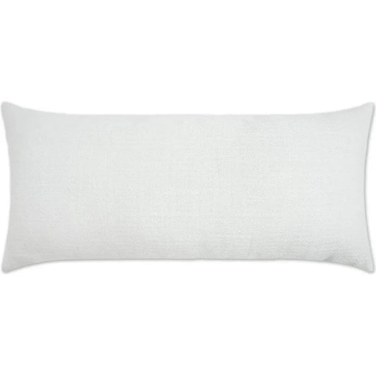Outdoor Ashmolton Lumbar Pillow - White-Outdoor Pillows-D.V. Kap-LOOMLAN