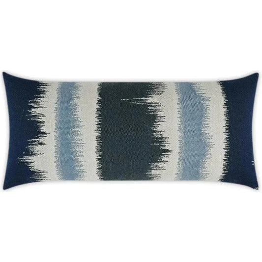 Outdoor Awaken Lumbar Pillow - Indigo-Outdoor Pillows-D.V. Kap-LOOMLAN