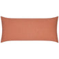 Outdoor Bliss Lumbar Pillow - Guava-Outdoor Pillows-D.V. Kap-LOOMLAN