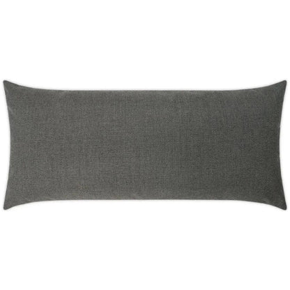 Outdoor Bliss Lumbar Pillow - Smoke-Outdoor Pillows-D.V. Kap-LOOMLAN