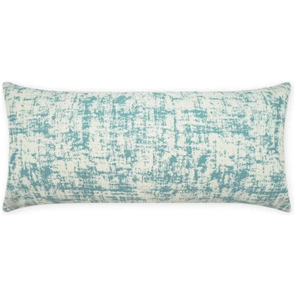 Outdoor Bluff Lumbar Pillow - Aqua-Outdoor Pillows-D.V. Kap-LOOMLAN