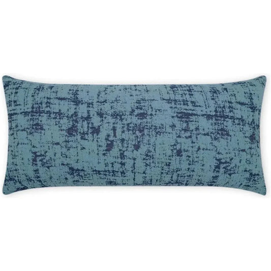 Outdoor Bluff Lumbar Pillow - Blue-Outdoor Pillows-D.V. Kap-LOOMLAN