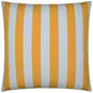 Outdoor Café Stripe Pillow - Yellow-Outdoor Pillows-D.V. Kap-LOOMLAN