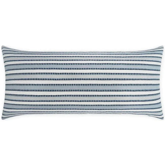 Outdoor Calica Lumbar Pillow - Azure-Outdoor Pillows-D.V. Kap-LOOMLAN