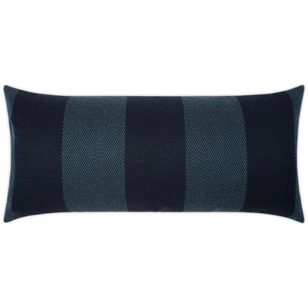 Outdoor Carlsbad Lumbar Pillow - Indigo-Outdoor Pillows-D.V. Kap-LOOMLAN