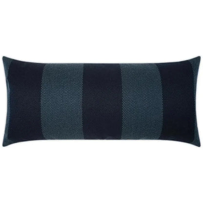 Outdoor Carlsbad Lumbar Pillow - Indigo-Outdoor Pillows-D.V. Kap-LOOMLAN